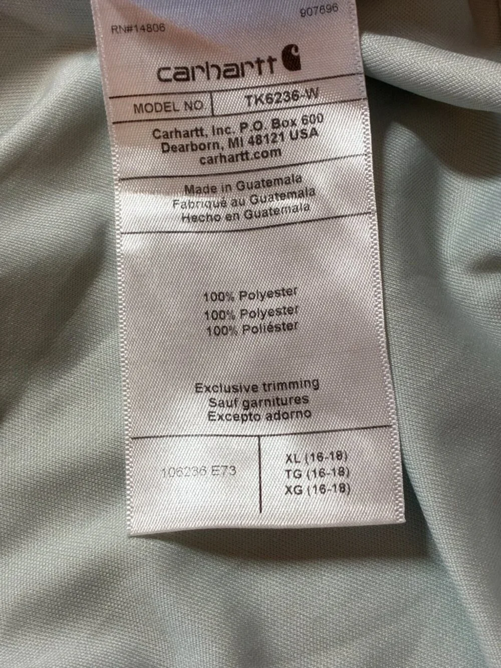 Carhartt youth xl